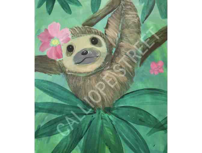 Calliope Street painting class for 2 & Longhorn's dinner gift card