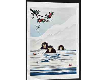 Monkey's in Water by Aki Sogabie