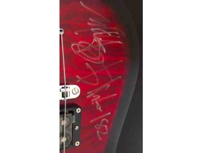 Autographed Blink-182 Schecter Diamond Series Guitar