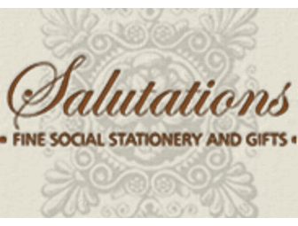 Salutations Fine Stationery & Gifts Personalized Recipe Box