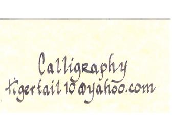 Kimmy's Calligraphy - calligraphy for your next event