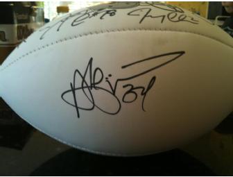 Carolina Panthers Autographed White Panel Football