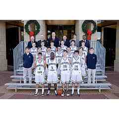 Coach Chris Berger and the Varsity Boys Basketball Team