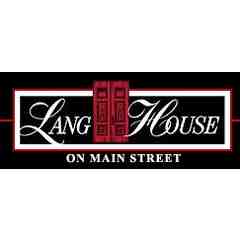 Lang House on Main Street