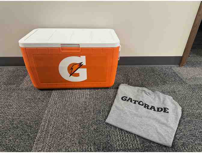 Gatorade March Madness Basketball Hoop, Cooler, and T-Shirt,