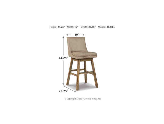 Ashley Bar Stool from Mikos and Matt