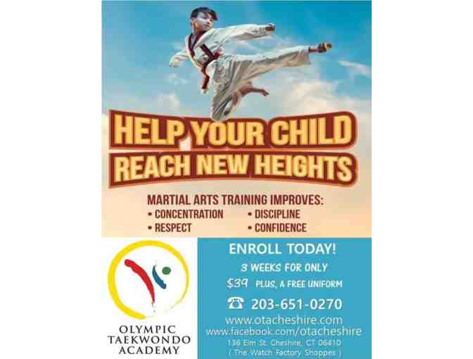 One month membership Olympic Taekwondo 1