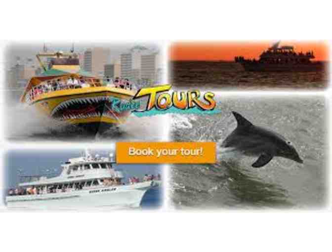 'Surf and Turf' Basket - Rudee Tours - 4 Adult Dolphin Watch Tours and Jungle Golf $150