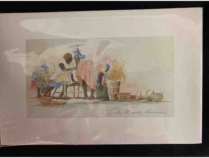 Charleston, SC Sweetgrass Basket and Prints - Value: Donated by The Saunders