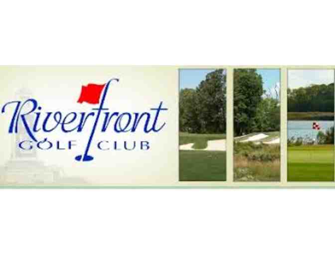 'Let's Hit the Links' Basket - Riverfront Golf Club - Four (4) Green Fees,  - $160