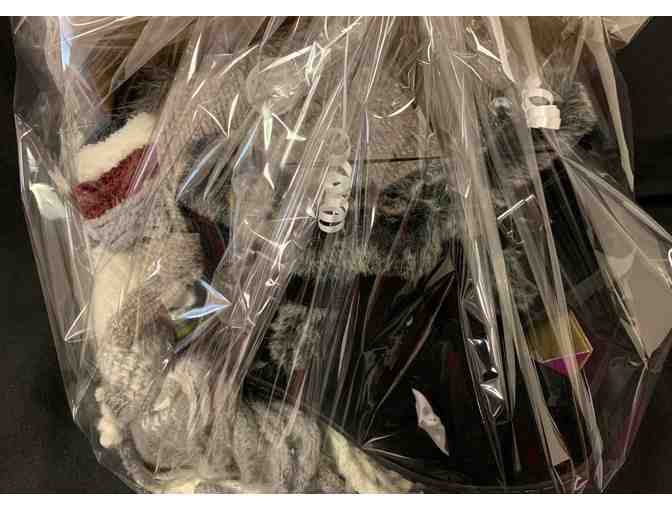 'Keep Cozy and Warm' Basket - Khombu Boots, Hat, Scarf, and Gloves - $75