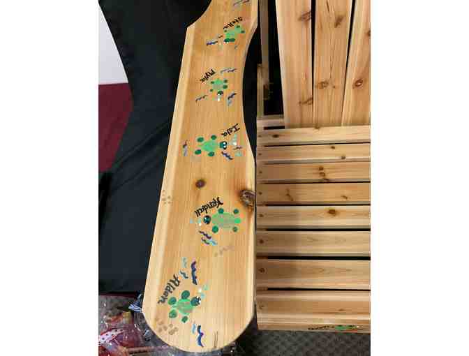 2nd Grade Hand-Painted Wood Adirondack Chair - Value:  Priceless