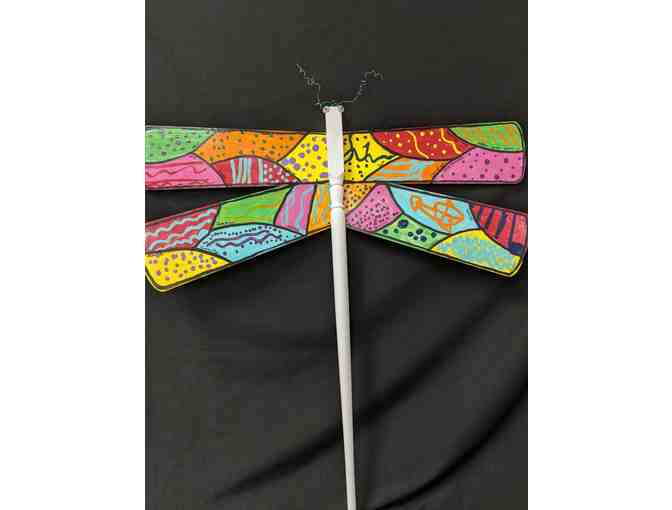 Hand-Painted Dragonfly by 1st Grade - Class of 2024 Creation - Value:  $400