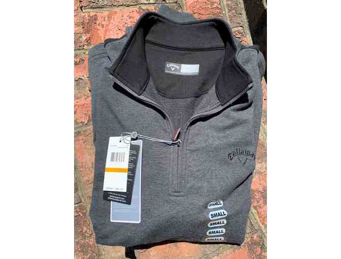 Callaway Men's Small 1/4 Zip Pullover - Grey - Value: $80