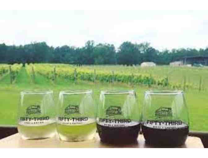 Fifty-Third Winery and Vineyard - $50 Gift Certificate