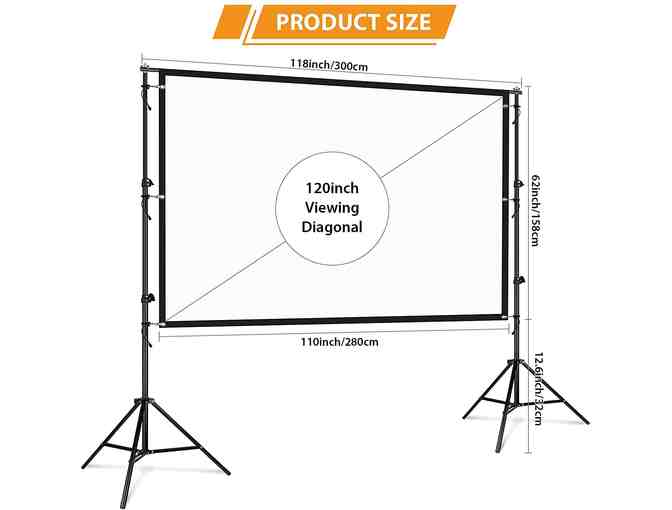 BIGASUO Projector, PHOPIK Projector Screen & S'mores Kit - Donated by the 3rd Grade Class
