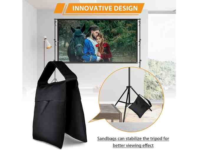 BIGASUO Projector, PHOPIK Projector Screen & S'mores Kit - Donated by the 3rd Grade Class