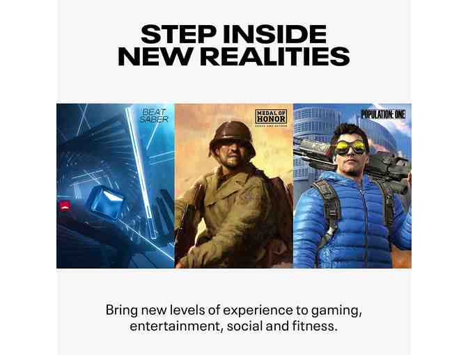 Oculus Quest 2 Advanced All-In-One Virtual Reality Headset 128 GB, Carrying Case $75 GC