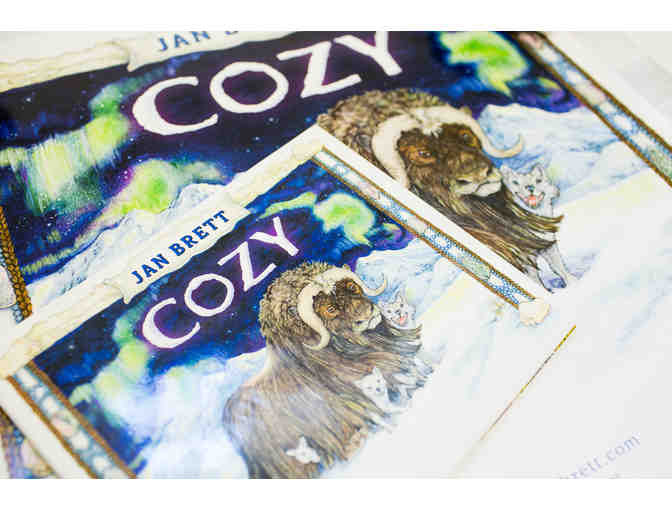Autographed Poster by Author Jan Brett 'Cozy in Love'