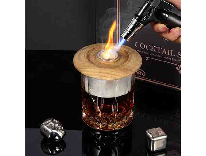 Blanton's and Basil Hayden Bourbon Smoked Old Fashioned