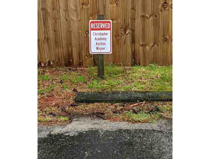 CHRISTOPHER ACADEMY - AUCTION WINNER PARKING SPOT - RESERVED PARKING SPOT