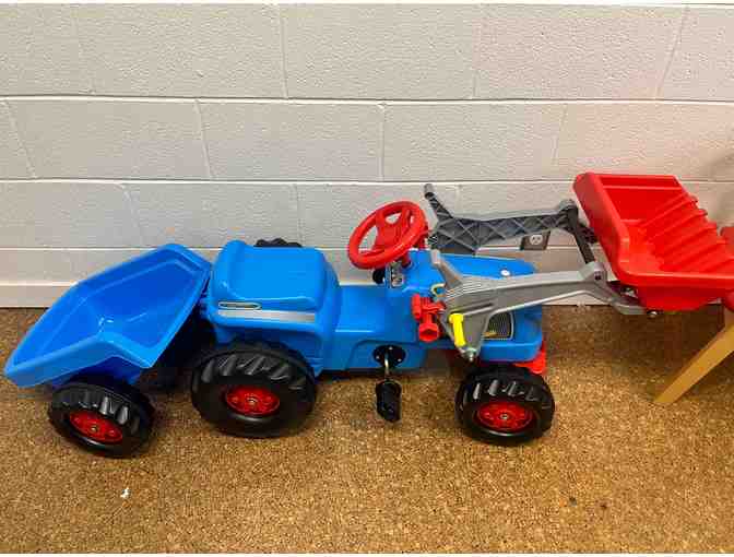 Rolly Classic Tractor with Kid Trailer and Frontloader