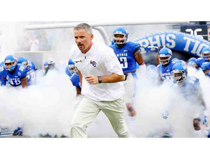 Memphis Tigers Autographed Football & Sideline passes