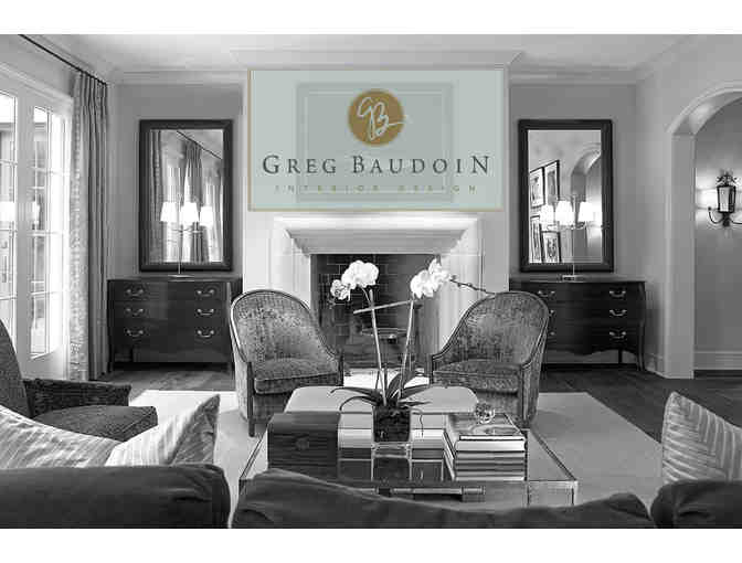 Greg Baudoin Interior Design pair of lamps