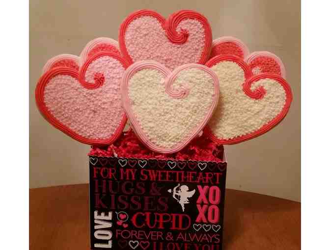 Beary Sweet Valentine Package- Bear and Cookie Bouquet