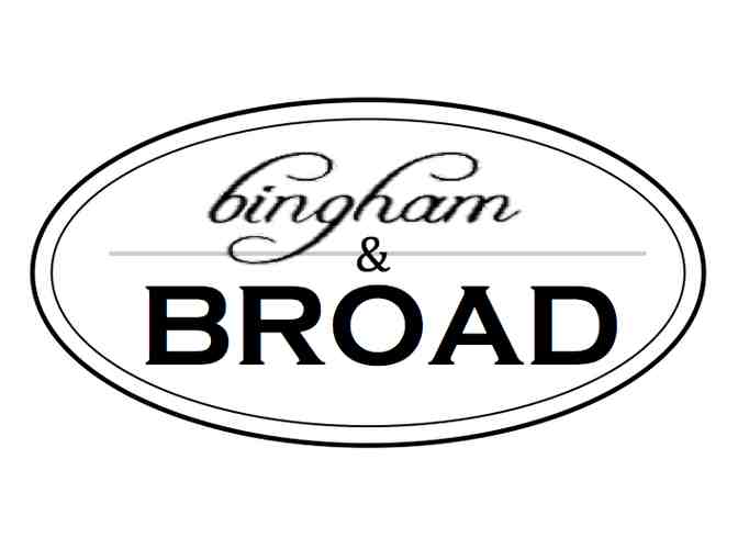 Bingham & Broad Serving Bowl and Salad Tongs