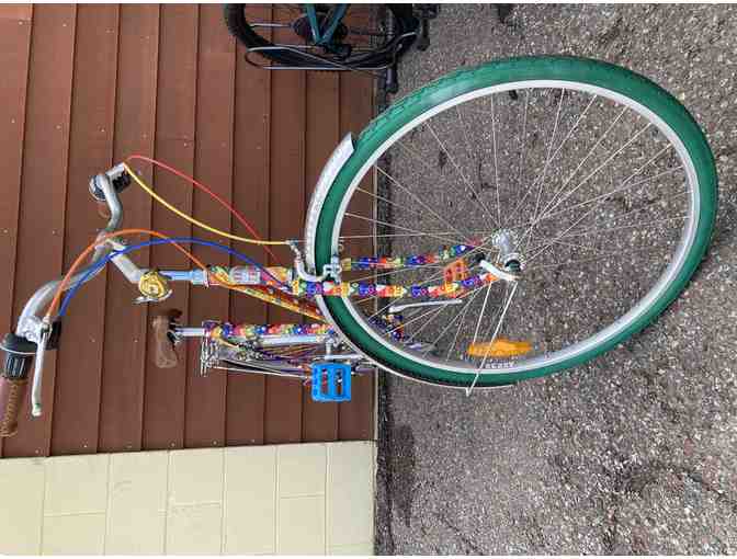 Up-cycled 1977 Schwinn Le Tour Mixte 'Peace and Love'