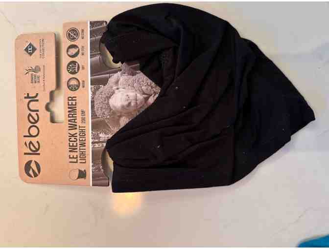 2 LeBent Neck Warmers (1 Blue & 1 Black)