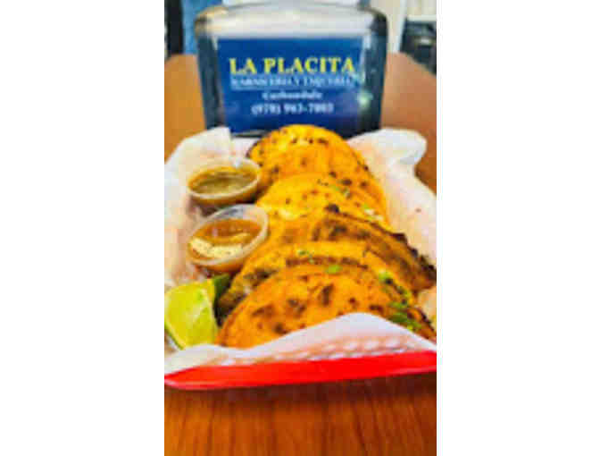 $25 gift certificate to La Placita Carniceria Y Taqueria in Carbondale