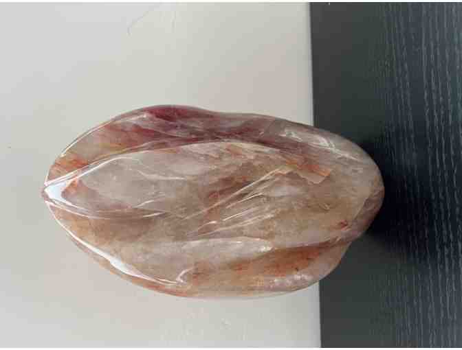 Hematite Quartz Polished Flame from High Country Gems and Minerals