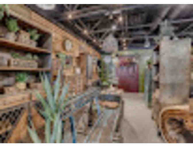 Mango wood end table from Hazy Oak Interiors