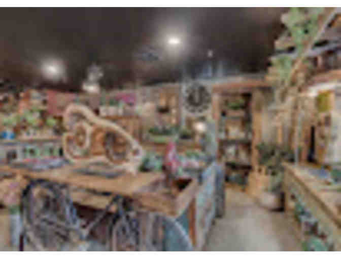 Mango wood end table from Hazy Oak Interiors