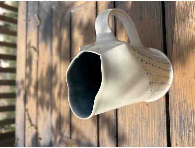 Ceramic pitcher handcrafted by Lisa Ellena