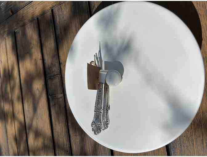 Tortilla Warmer in white from The Crow and Key