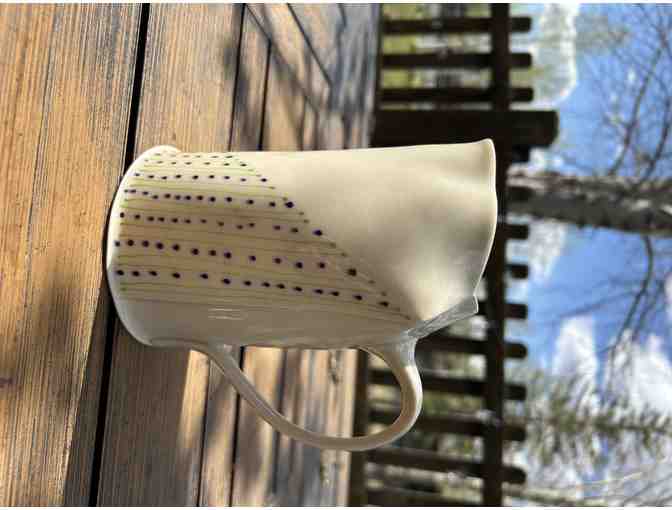 Ceramic pitcher handcrafted by Lisa Ellena