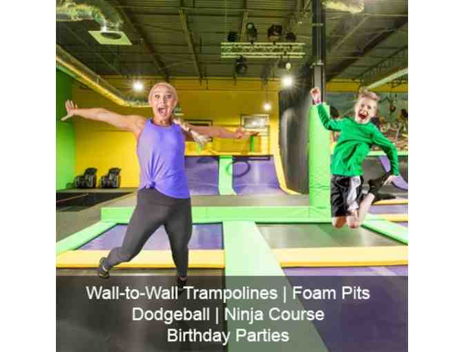 Get Air Trampoline Park (5) one hour passes- at The Silo