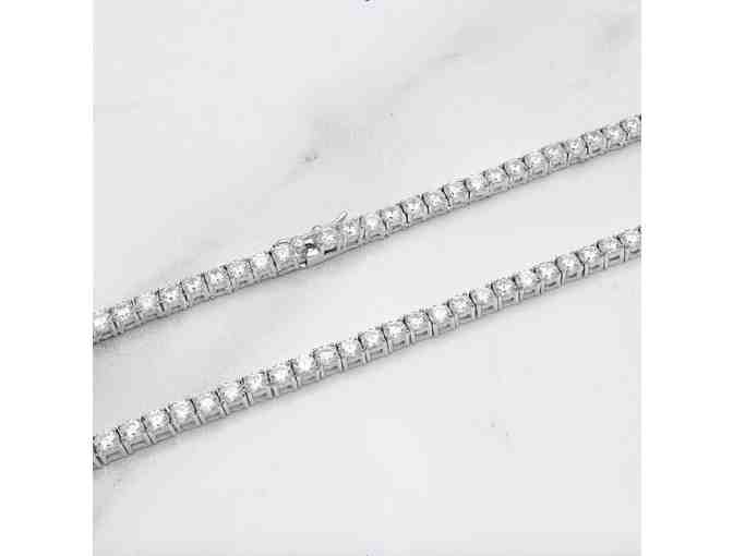 Channel Set Tennis Necklace from Joy West Collection Aspen