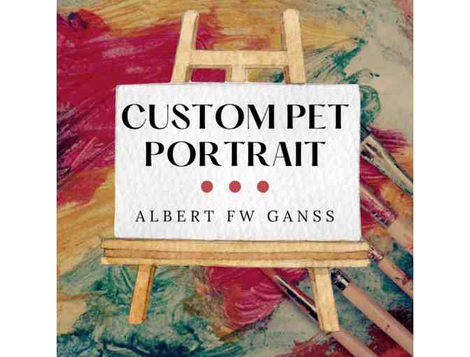 Custom Pet Portrait by Albert FW Ganss