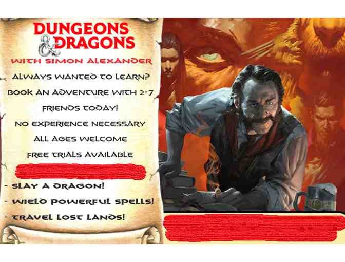 Private Dungeons and Dragons Session with a Dungeon Master!