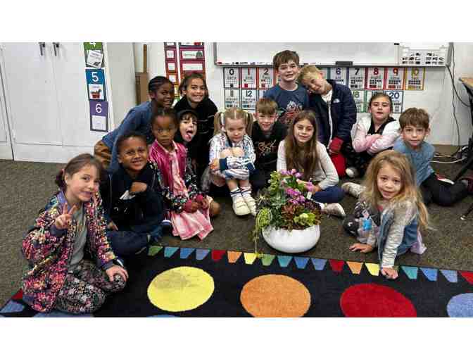 1st Grade Succulent Centerpiece