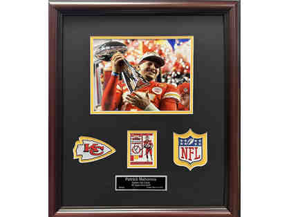 KC Superbowl Autographed Framed Photo - Patrick Mahomes