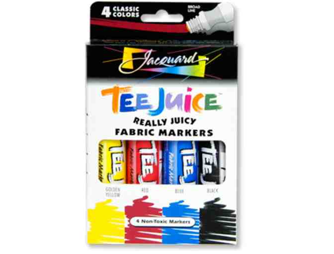 Tee Juice Fabric Markers and Tie Dye Kit