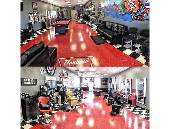 Certificate for One Basic Haircut at Barbers Garage