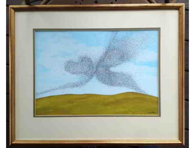 'Starling Murmuration' painting by Chip Romer