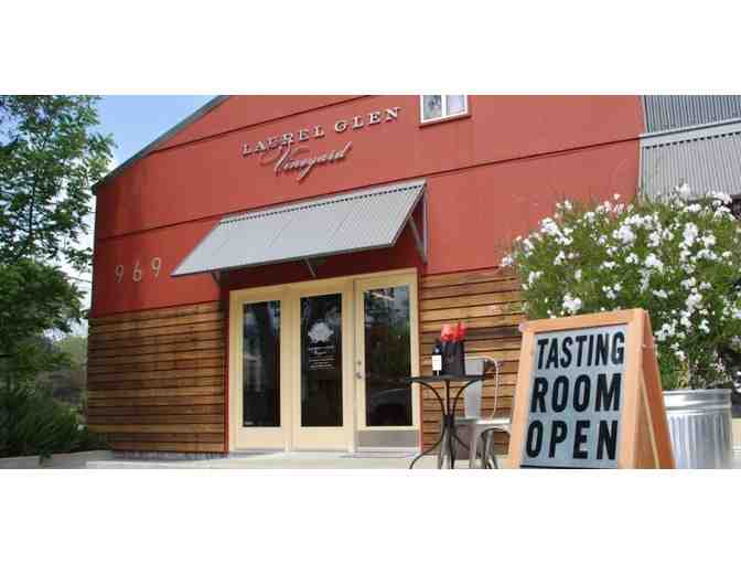 6 bottles of Vertical Wine, Tour, Tasting and Dinner for 4 at Laurel Glen Vineyard