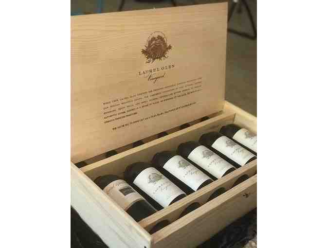 6 bottles of Vertical Wine, Tour, Tasting and Dinner for 4 at Laurel Glen Vineyard